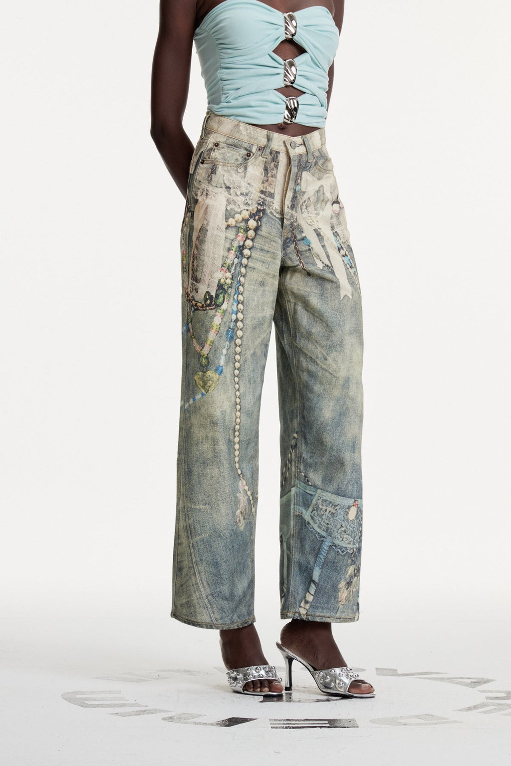 Columbus Print Jeans