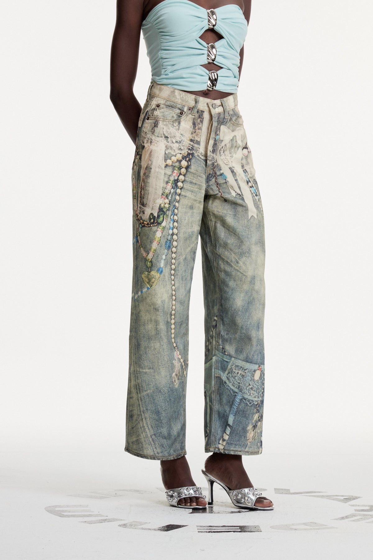 Columbus Print Jeans