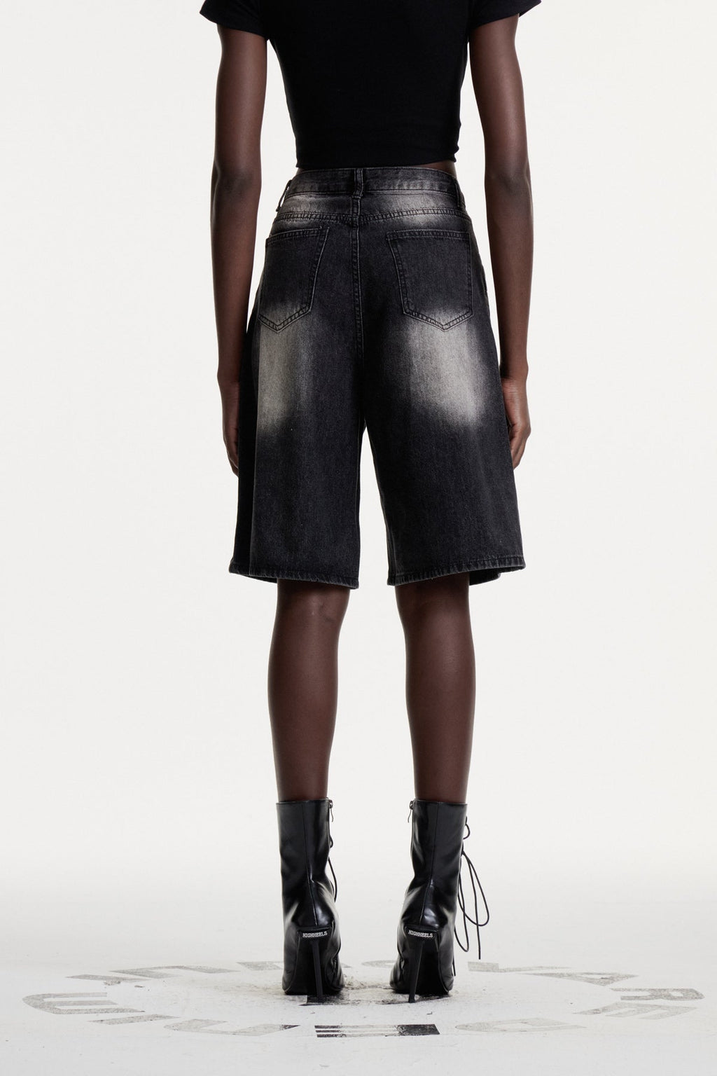 Conall Deconstruct Print Midi Jeans