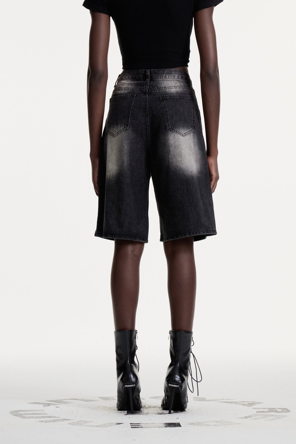 Conall Deconstruct Print Midi Jeans