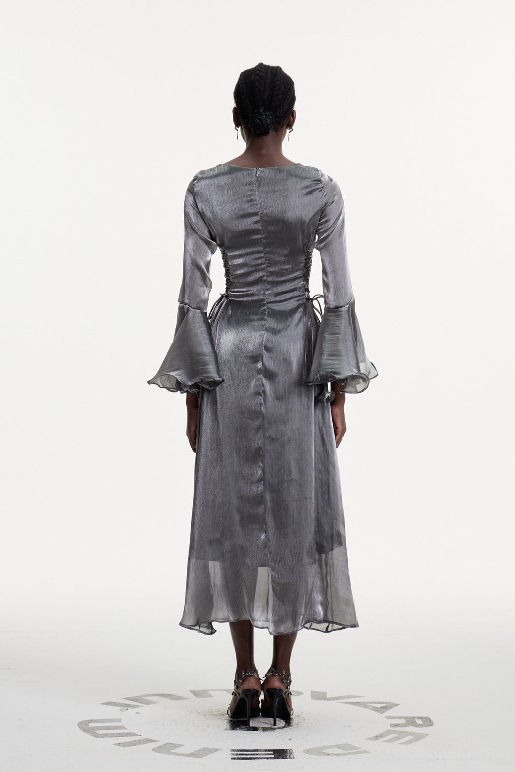 Conchobar Chain Ruffle Maxi Dress