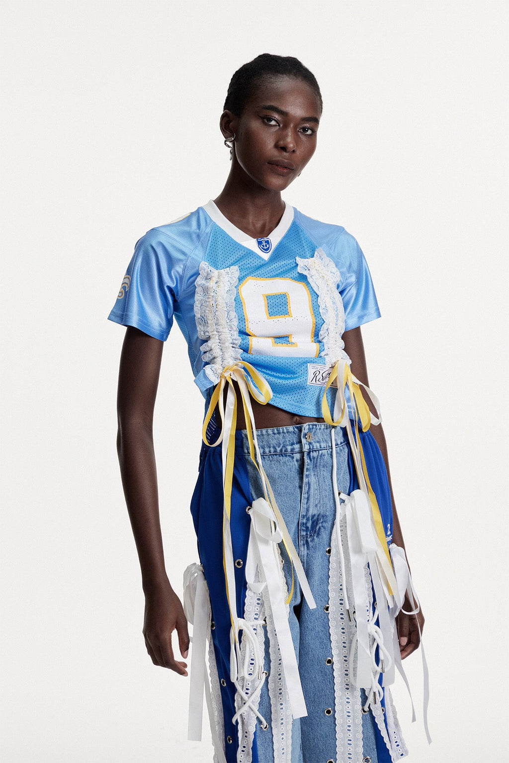 Connie Drawsting Print T Shirt