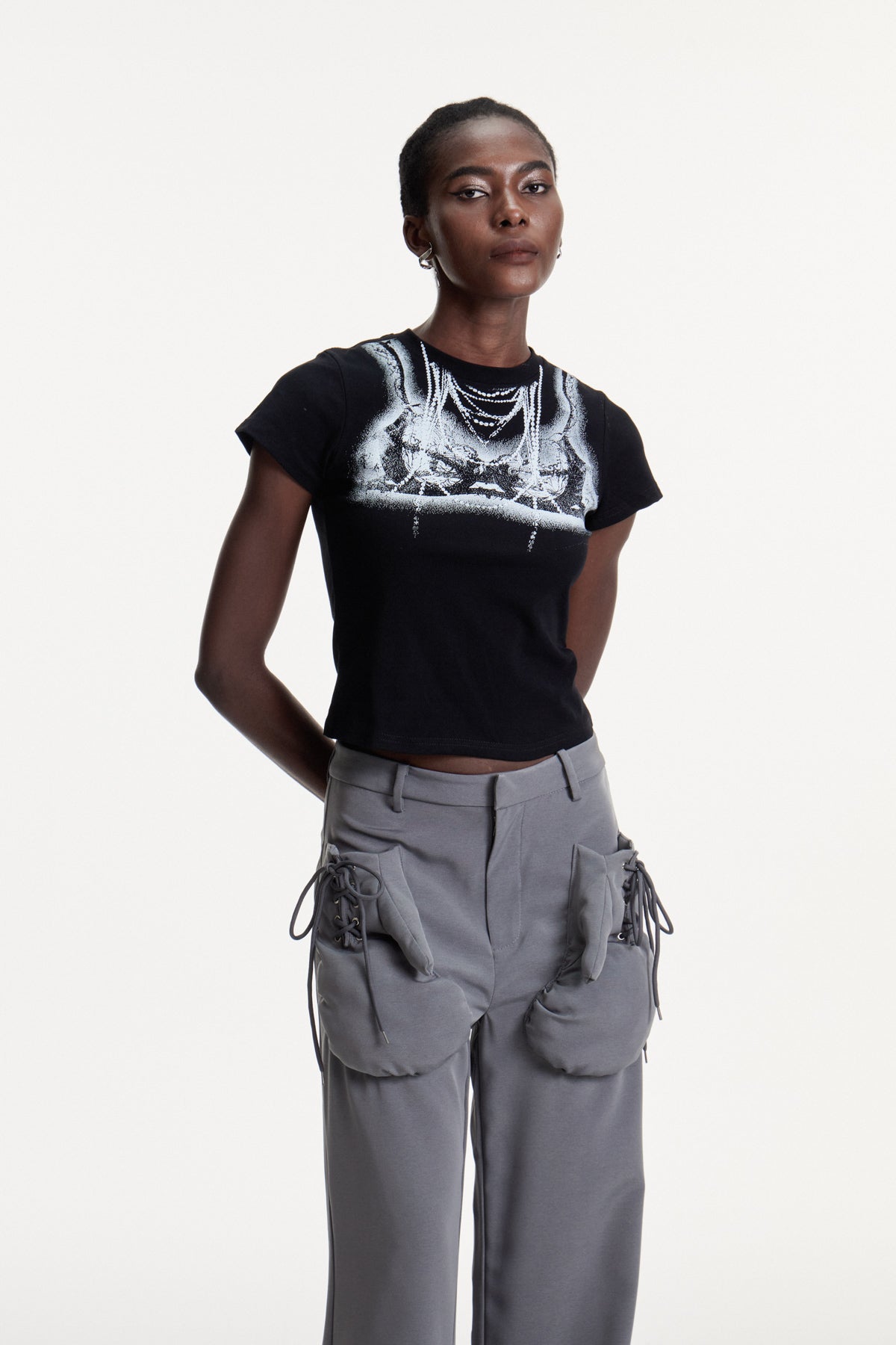 Conrad Print Bodycon T Shirt