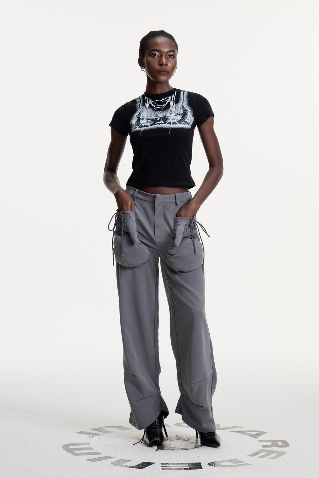 Conrad Print Bodycon T Shirt