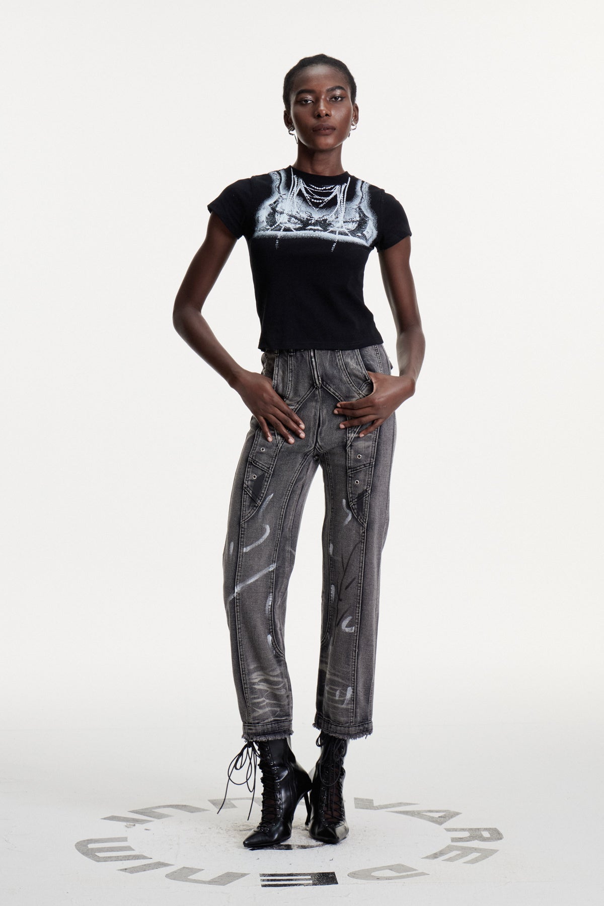 Conrado Deconstruct Skinny Jeans