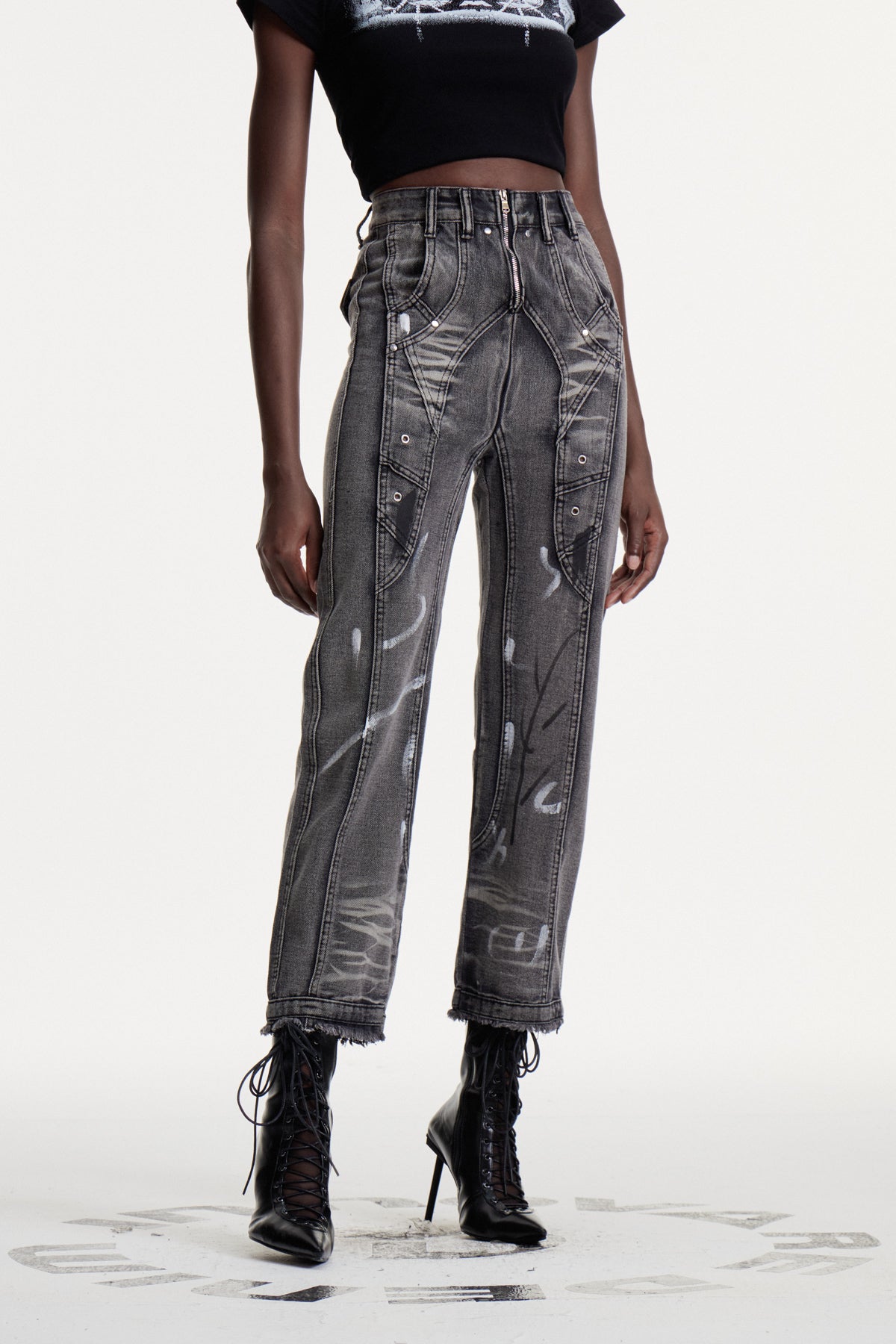 Conrado Deconstruct Skinny Jeans