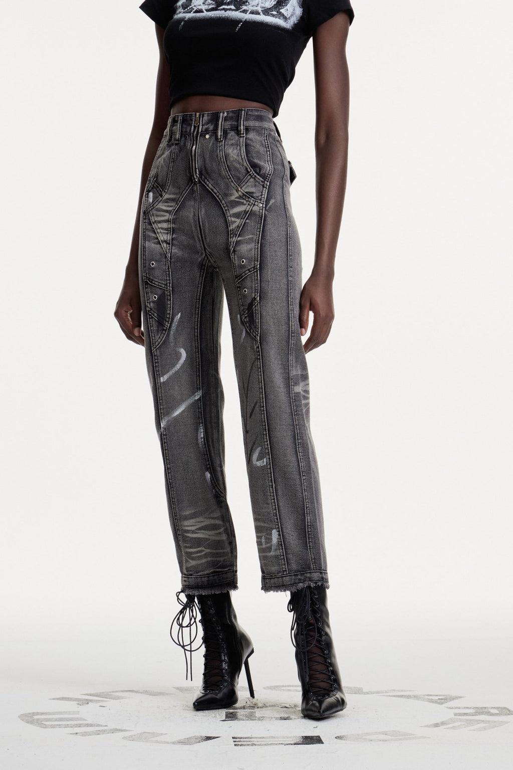 Conrado Deconstruct Skinny Jeans