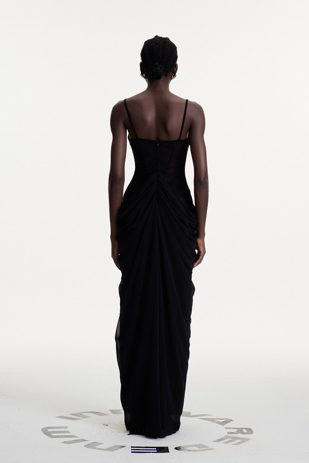 Constance Lace Ruch Maxi Dress