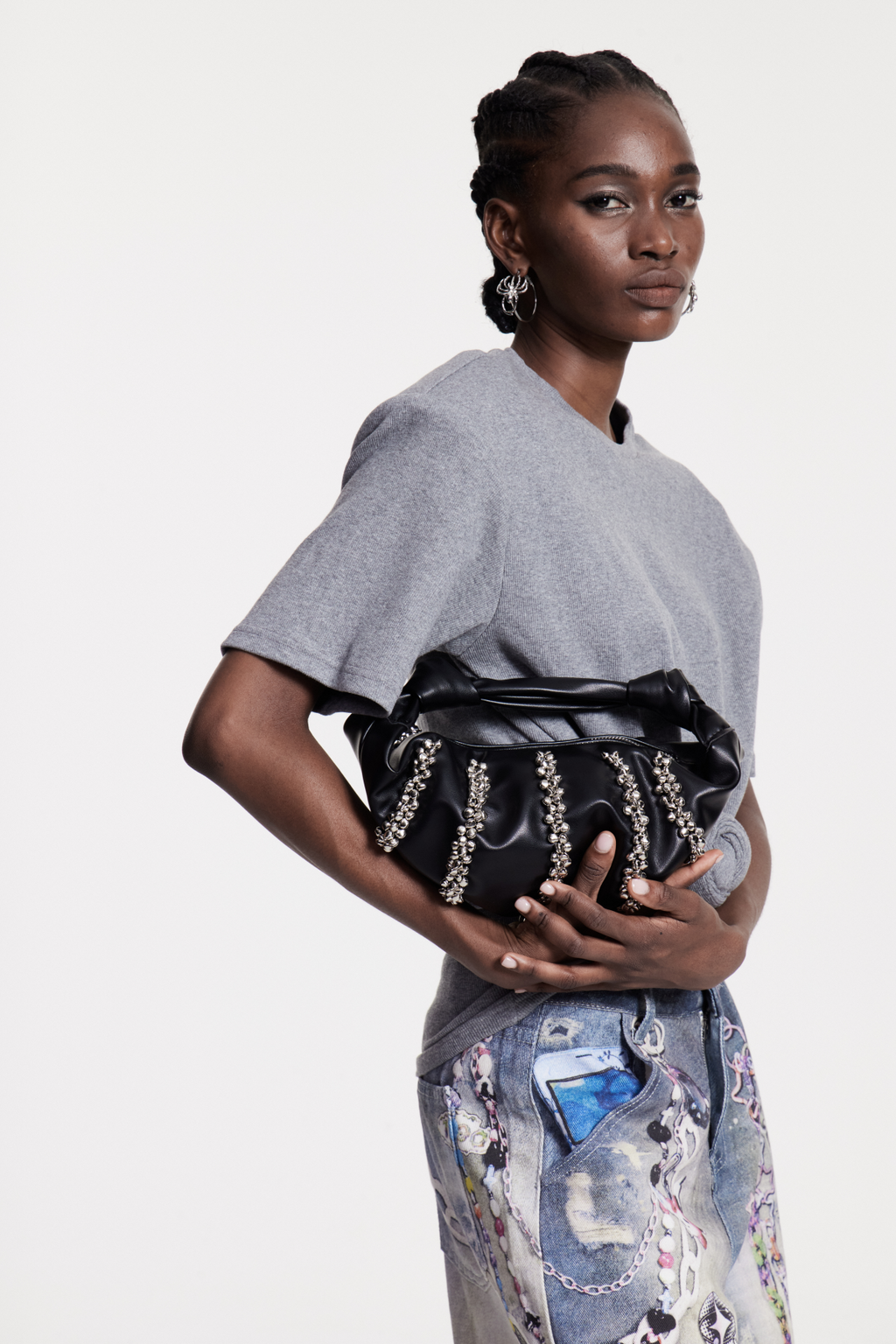 Constancio Embellished  Handbag