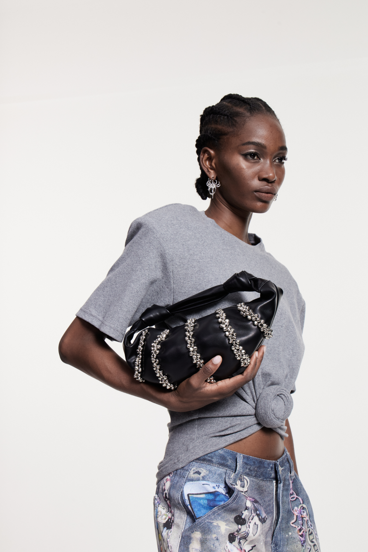 Constancio Embellished  Handbag