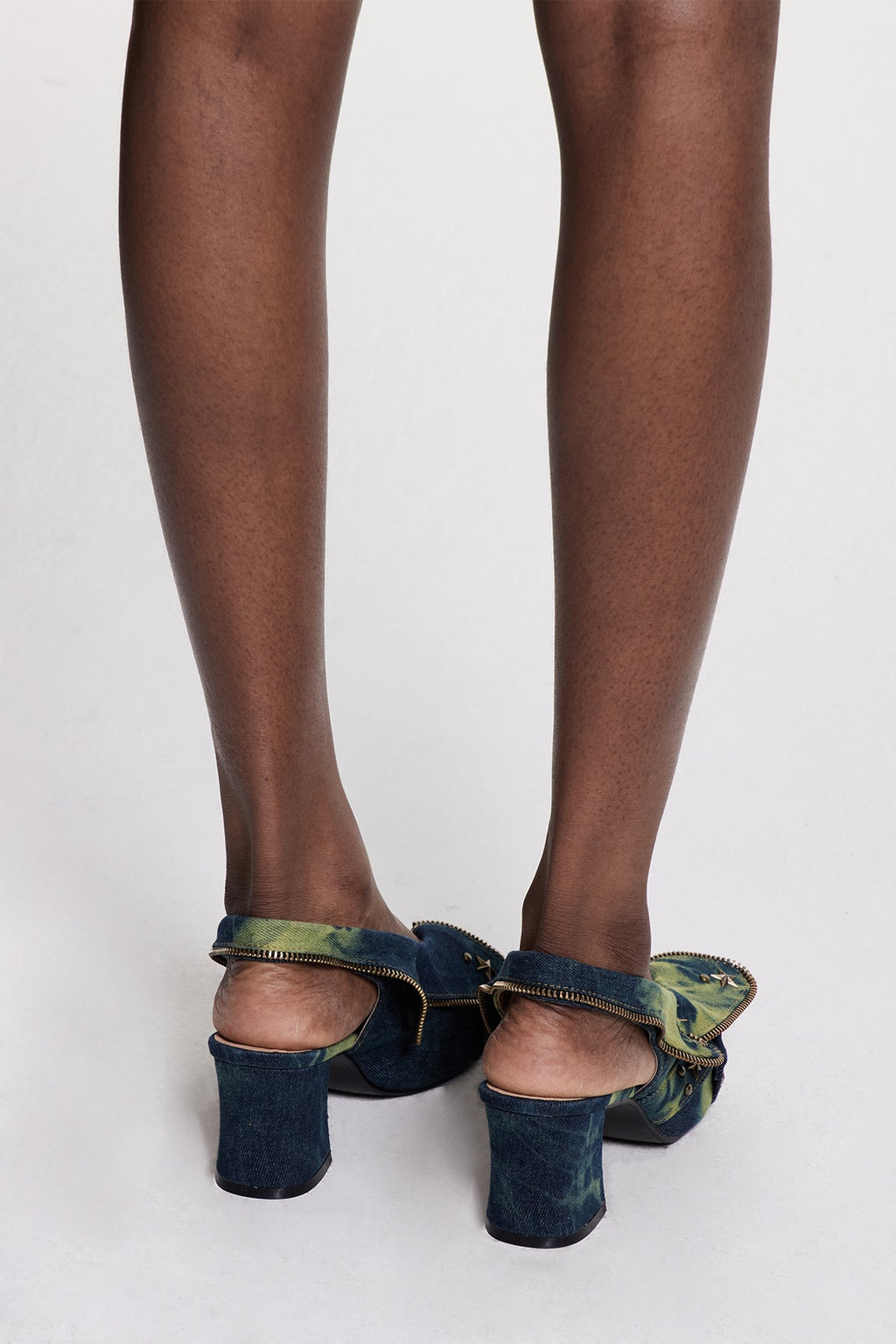 Constans Embellished Denim Sandals