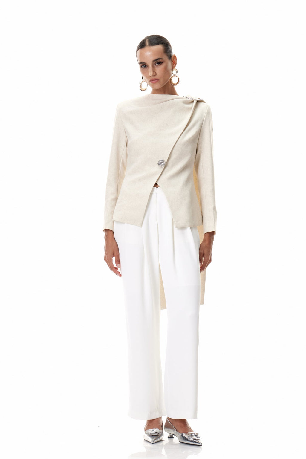 Cosima Shawl Ruch Asymmetric Blazer