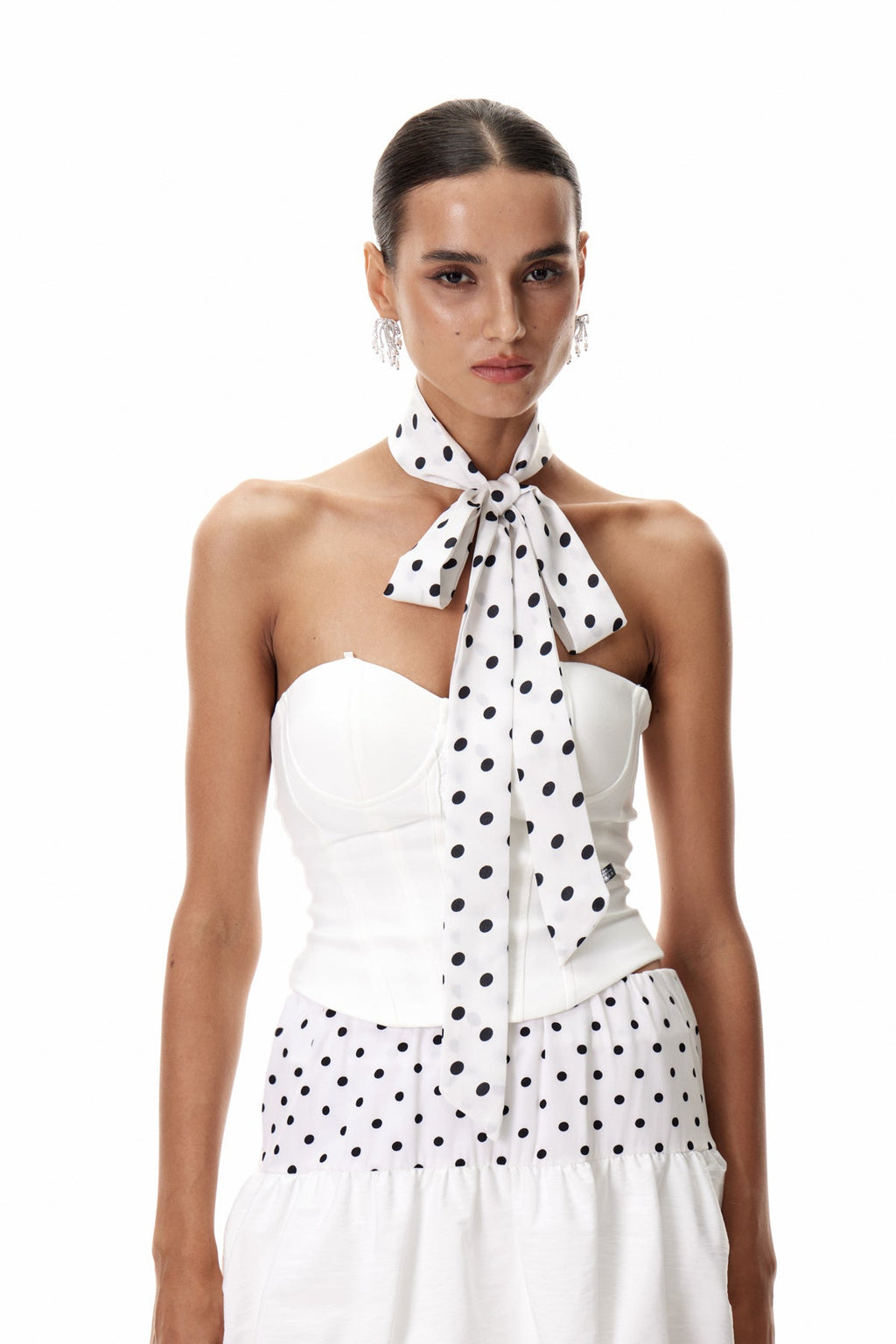 Cosma Dot Silk Scarf