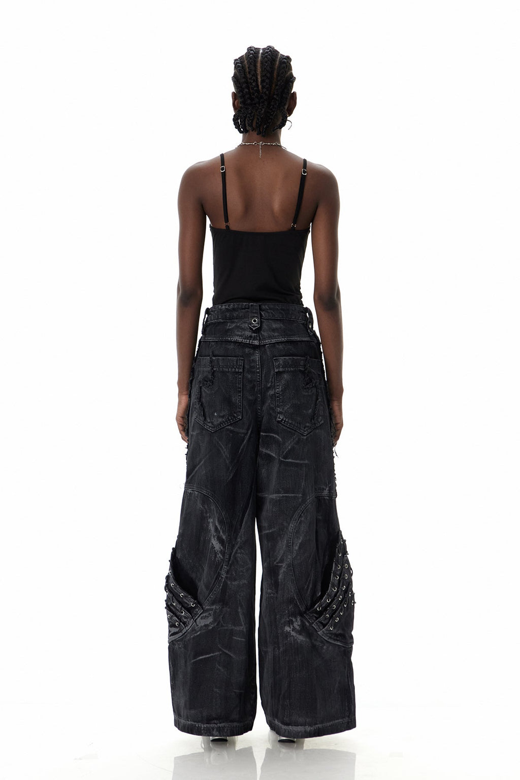 Coty Spaghetti Cutout Bodysuit