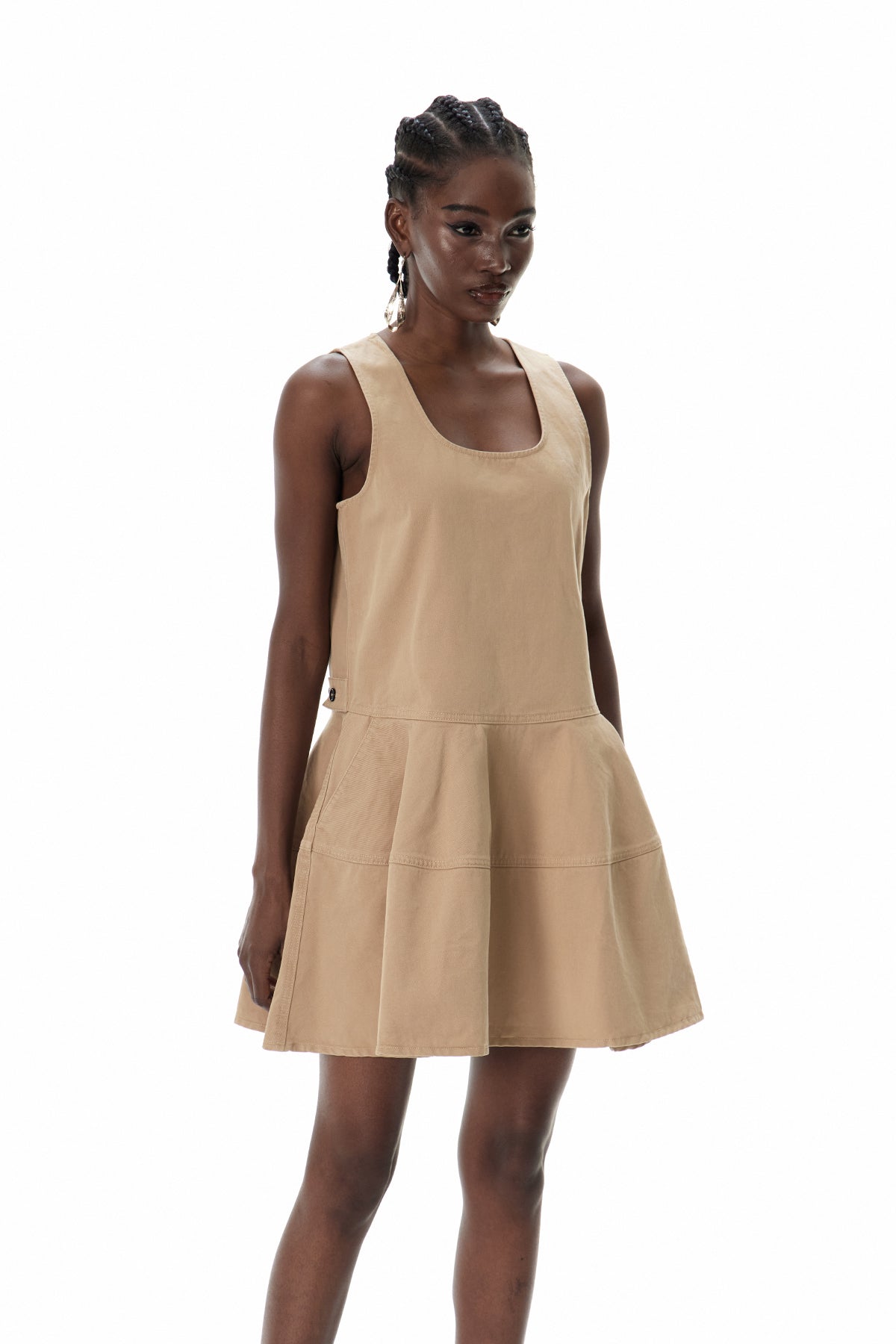 Cristen Sleeveless Denim Mini Dress