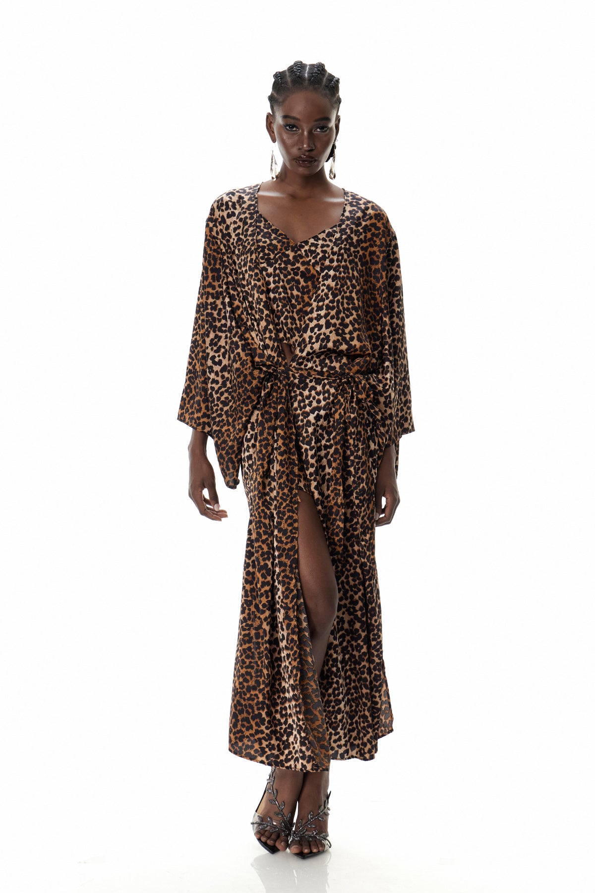 Cristi Leopard Three Piece Pants Set
