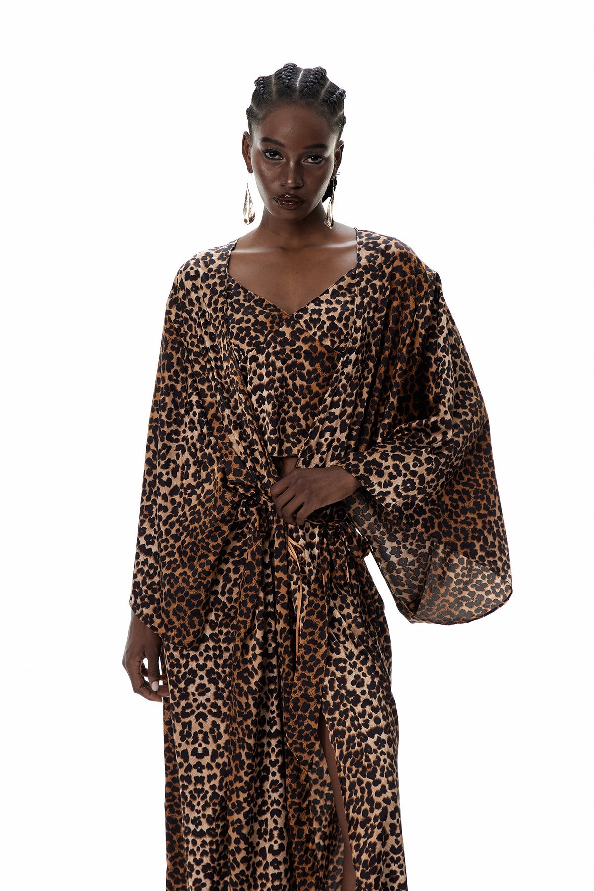 Cristi Leopard Three Piece Pants Set