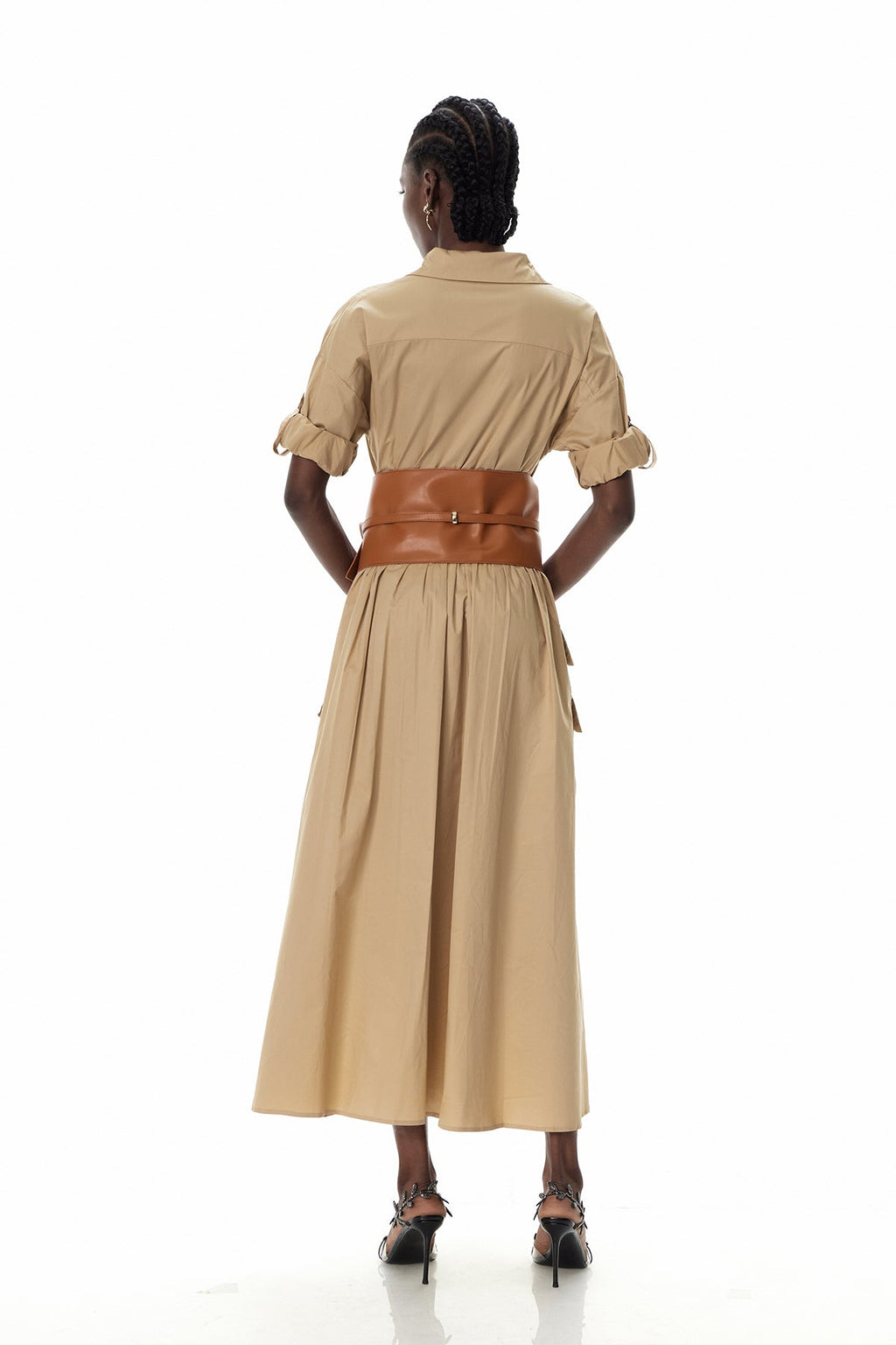 Crocetta Ruch Split Maxi Dress