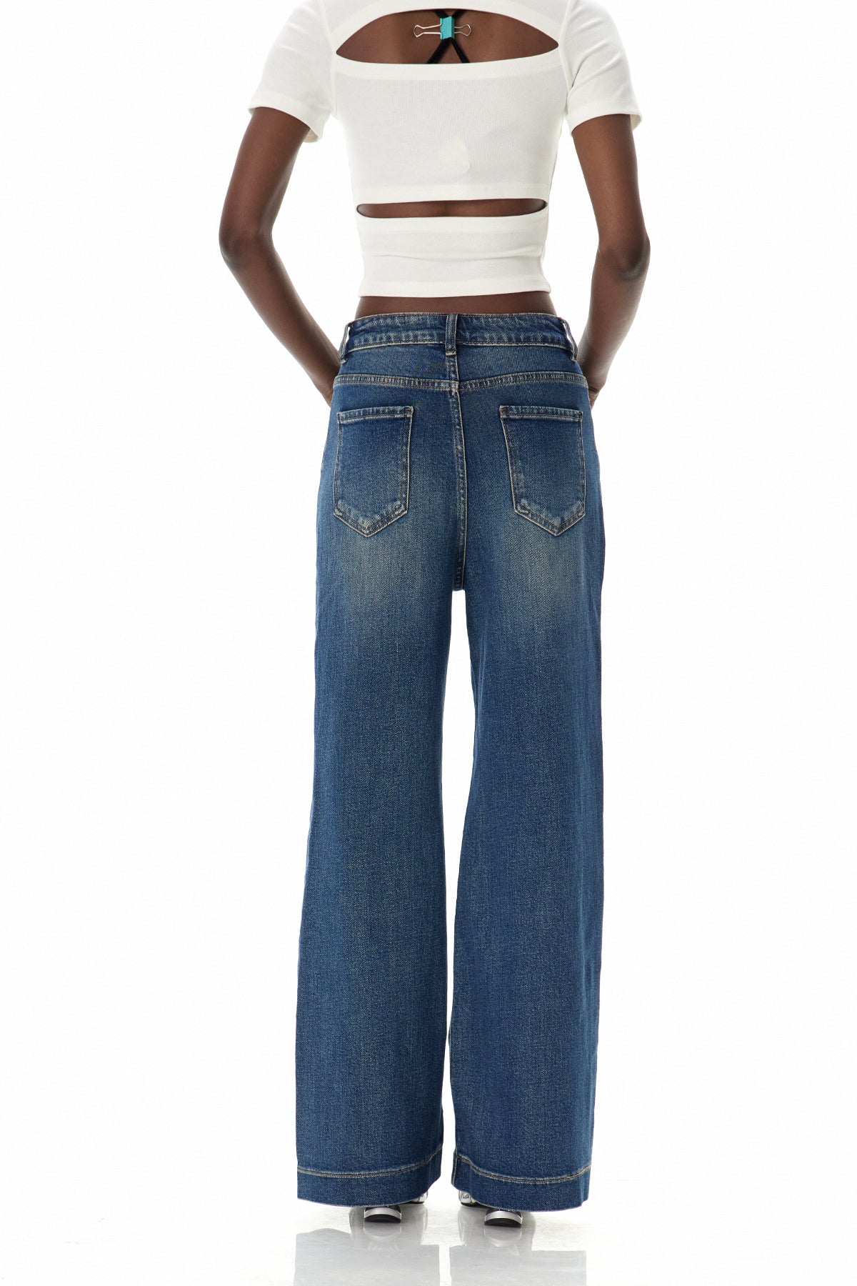 Csenge Rhinestone Jeans