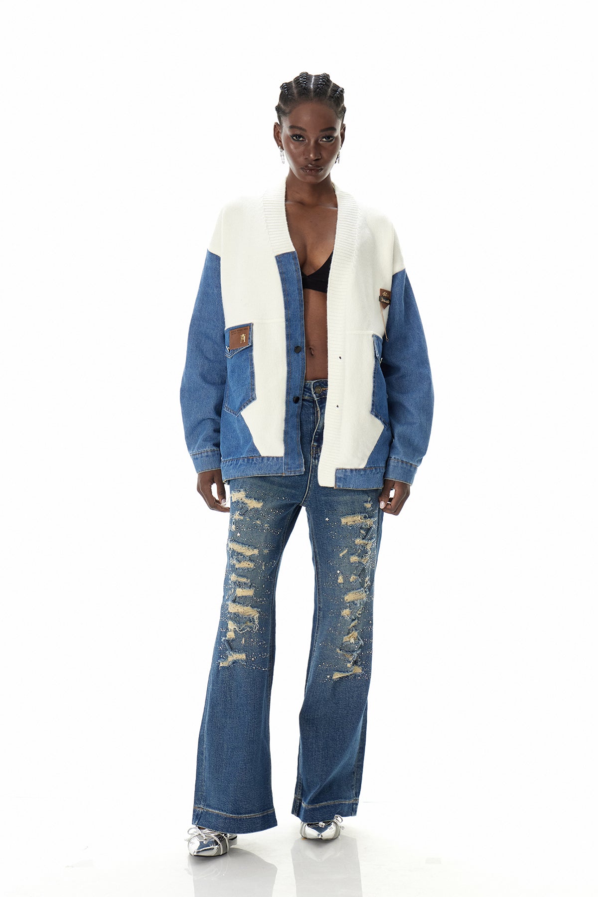 Csongor Deconstruct Knit Jacket