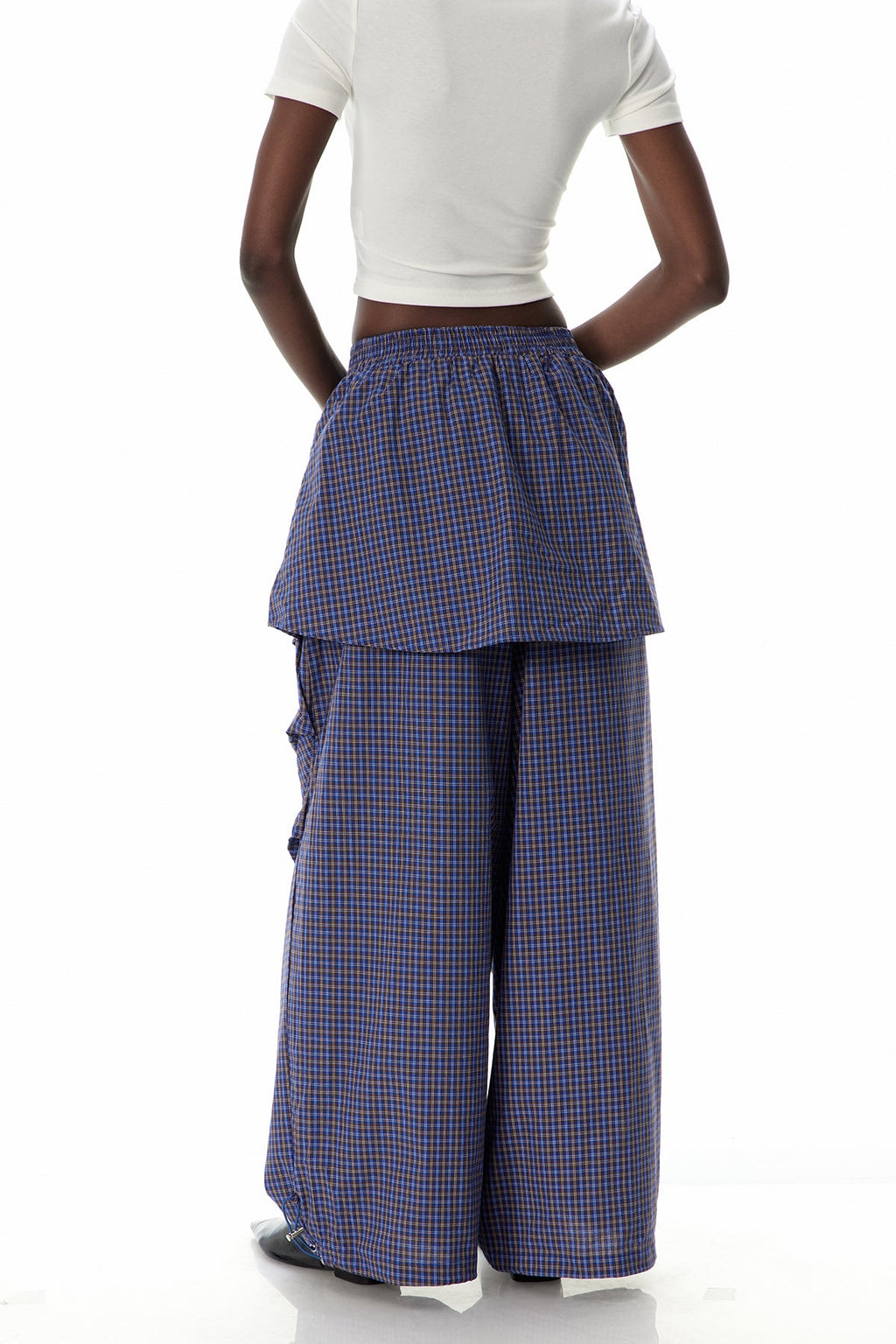 Ctirad Grid Tie Up Pants