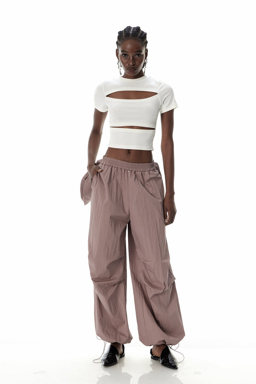 Cuauhtemoc Bow Wide Leg Pants