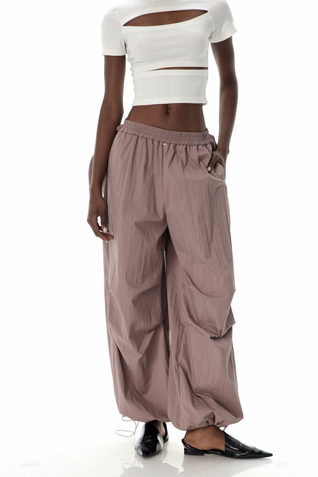 Cuauhtemoc Bow Wide Leg Pants