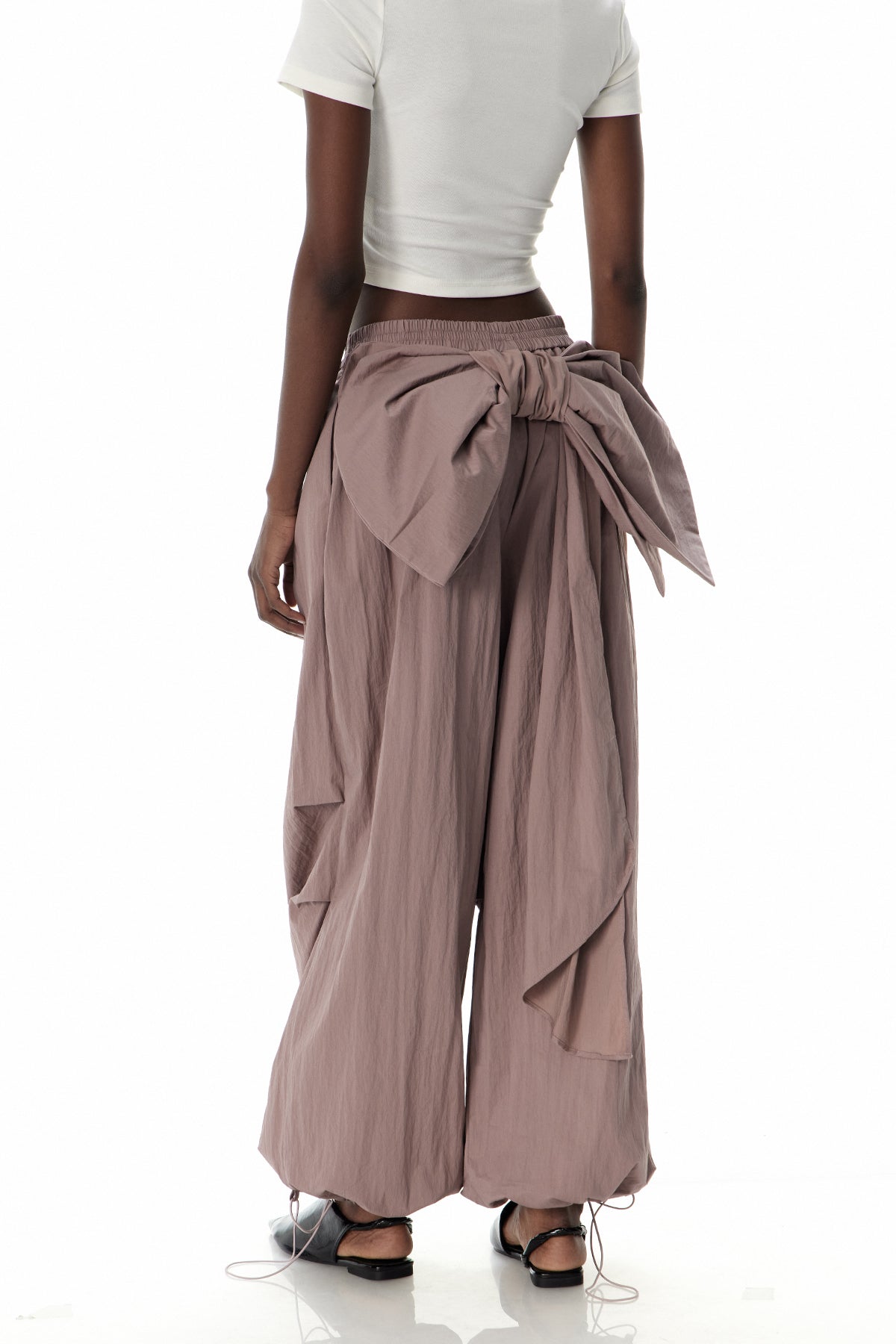 Cuauhtemoc Bow Wide Leg Pants