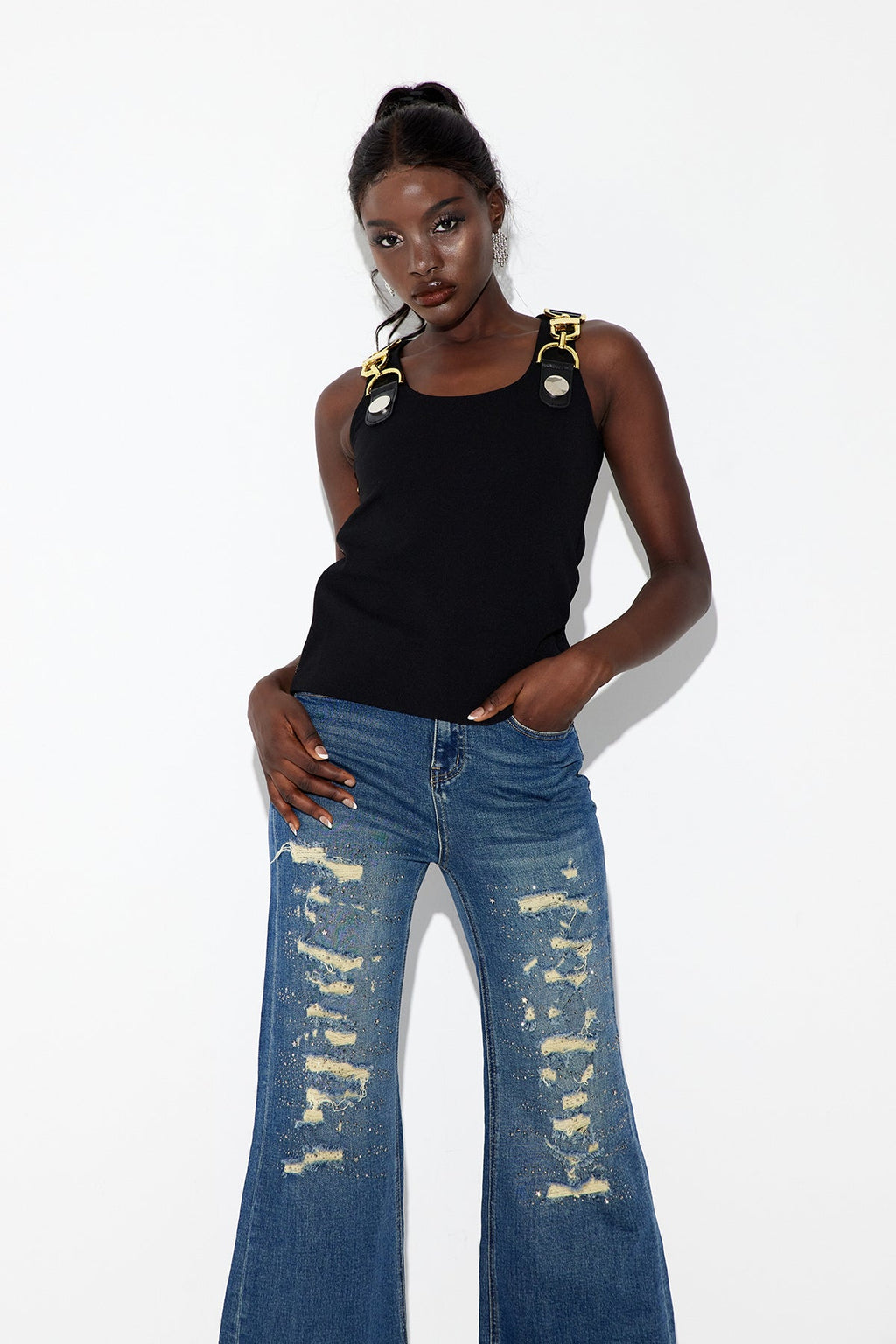 Cupido Embellished Sleeveless Top