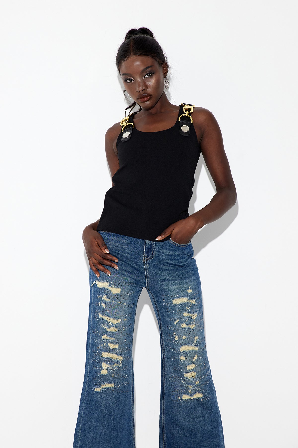 Cupido Embellished Sleeveless Top