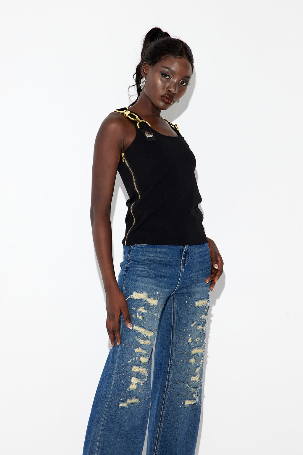 Cupido Embellished Sleeveless Top