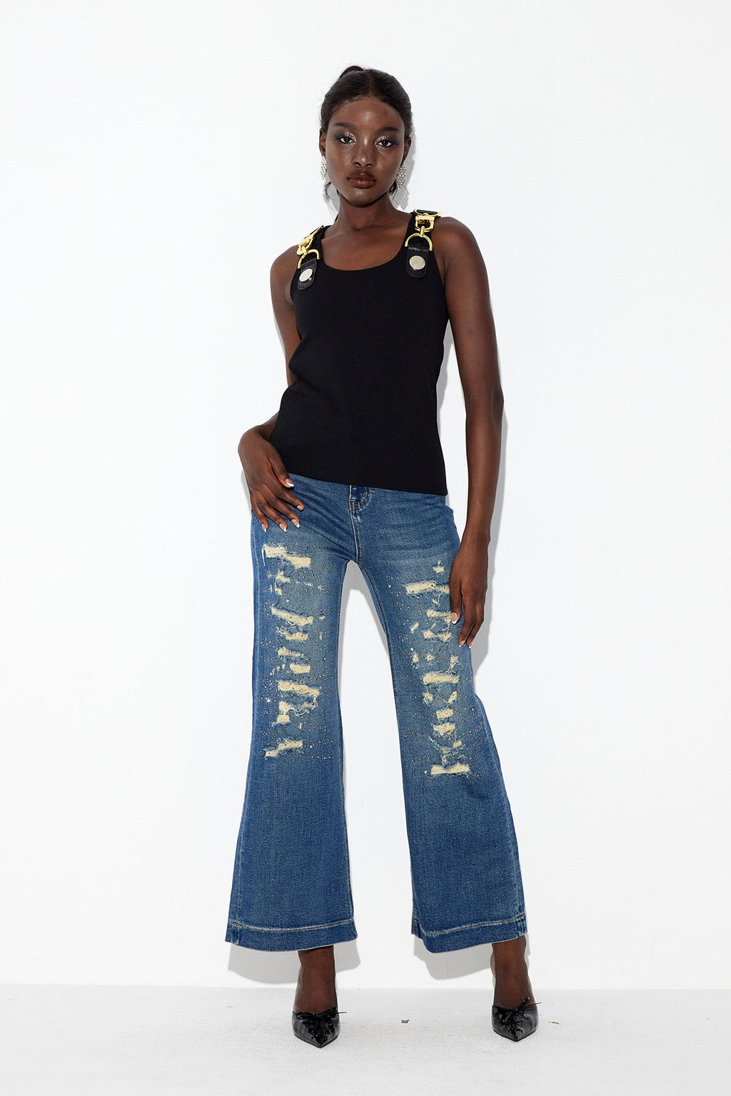 Cupido Embellished Sleeveless Top