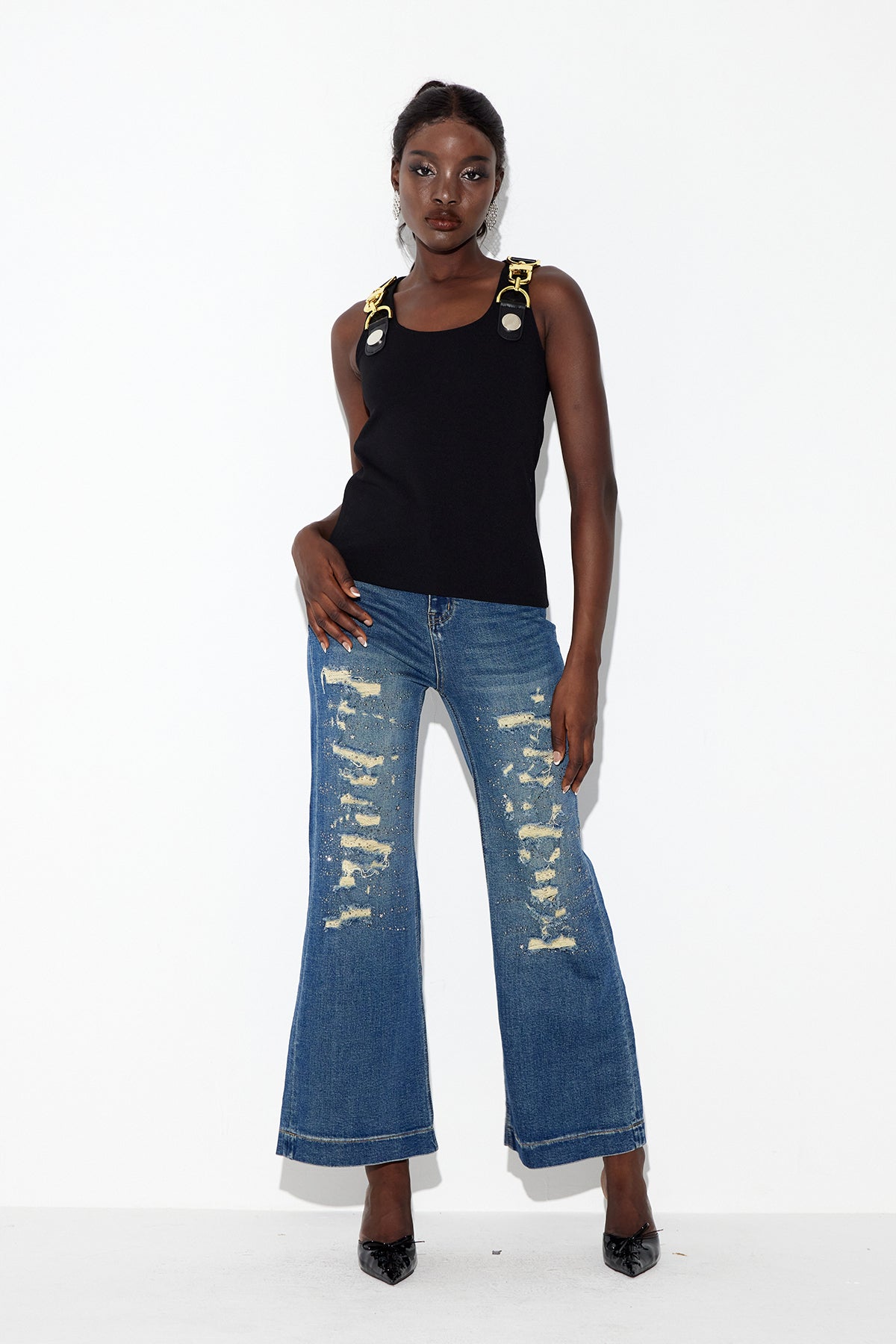 Cupido Embellished Sleeveless Top