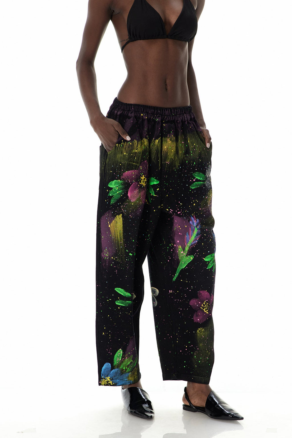 Curran Graffiti Floral Jeans