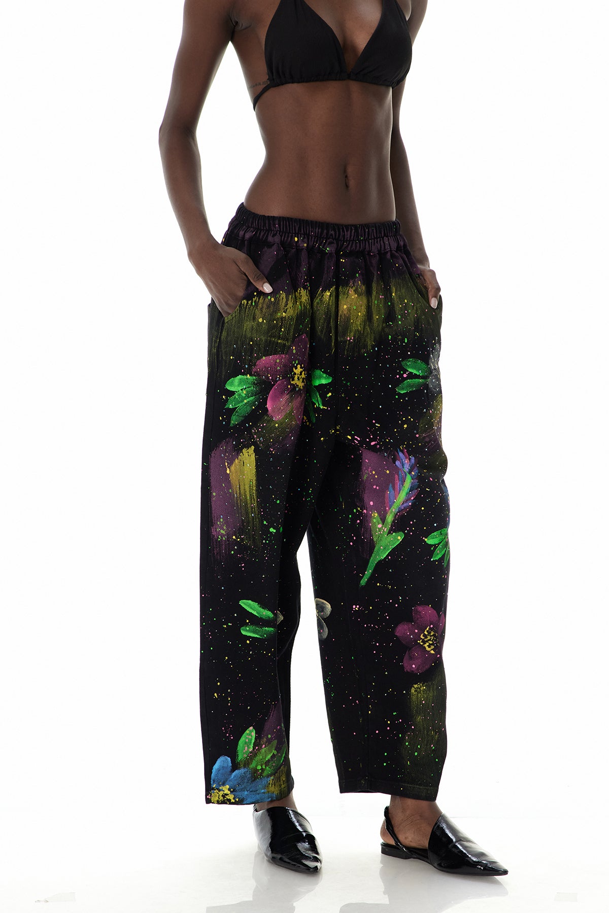 Curran Graffiti Floral Jeans