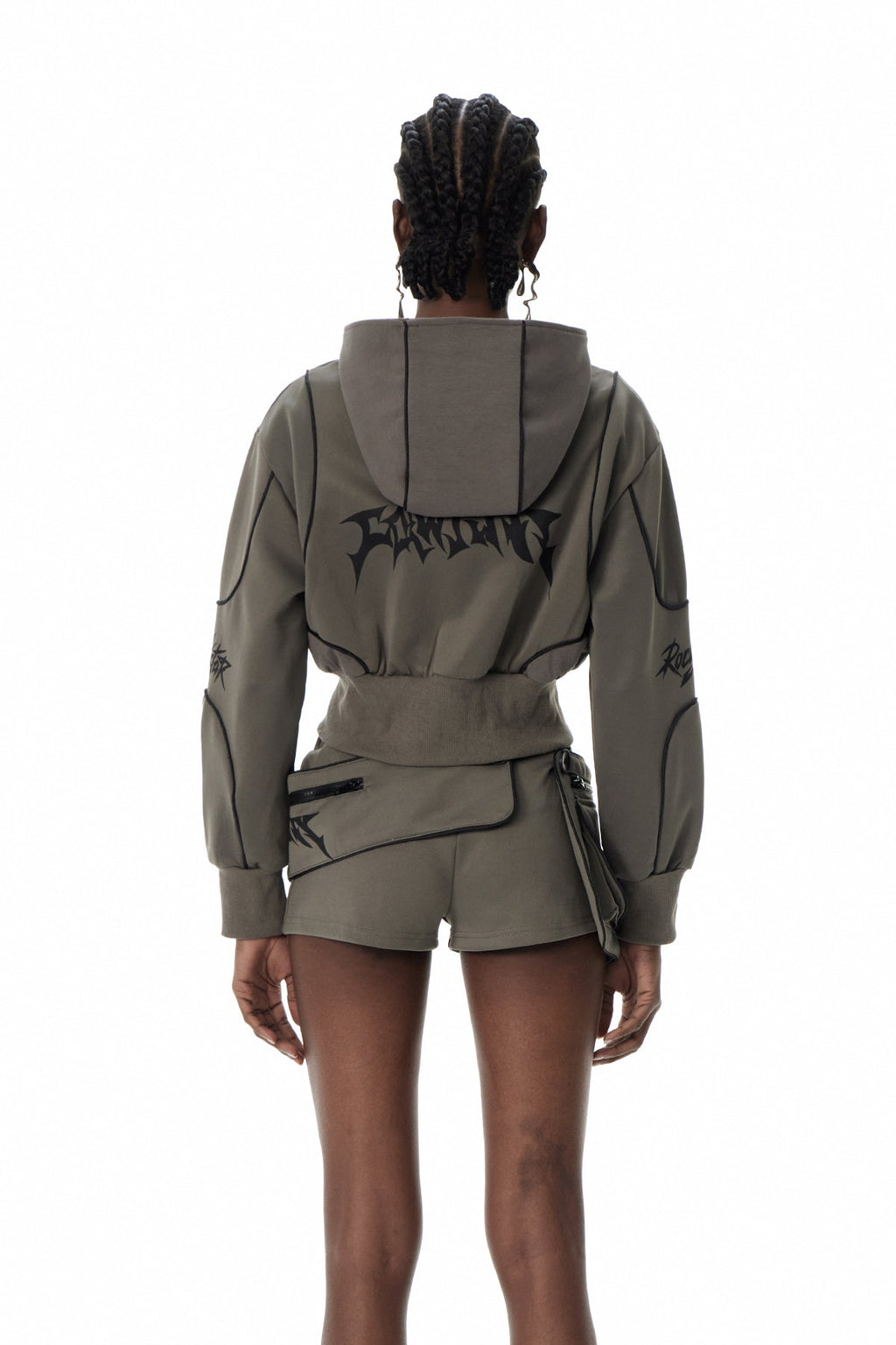 Cuthberht Hooded Deconstruct Pants Set