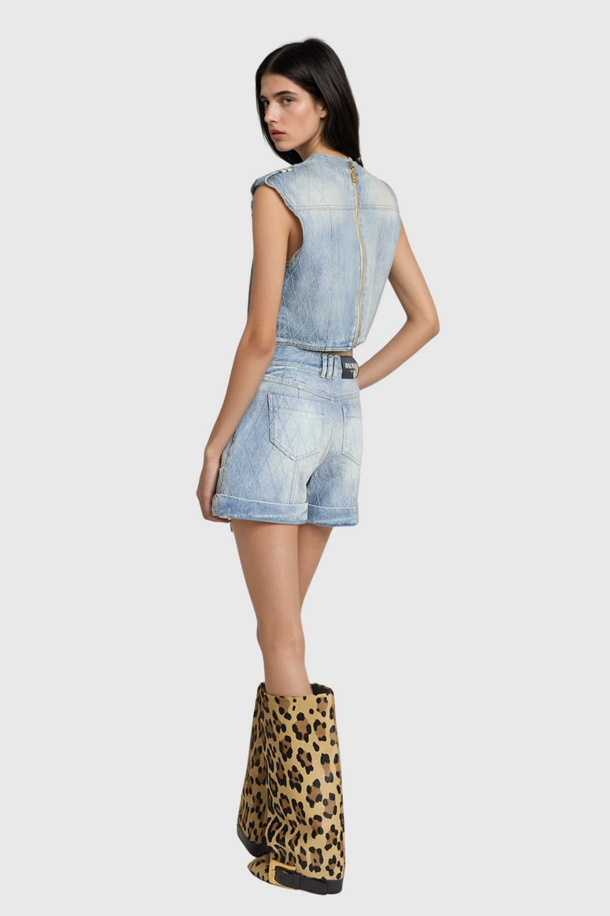 Dagobert Sleeveless Denim Top