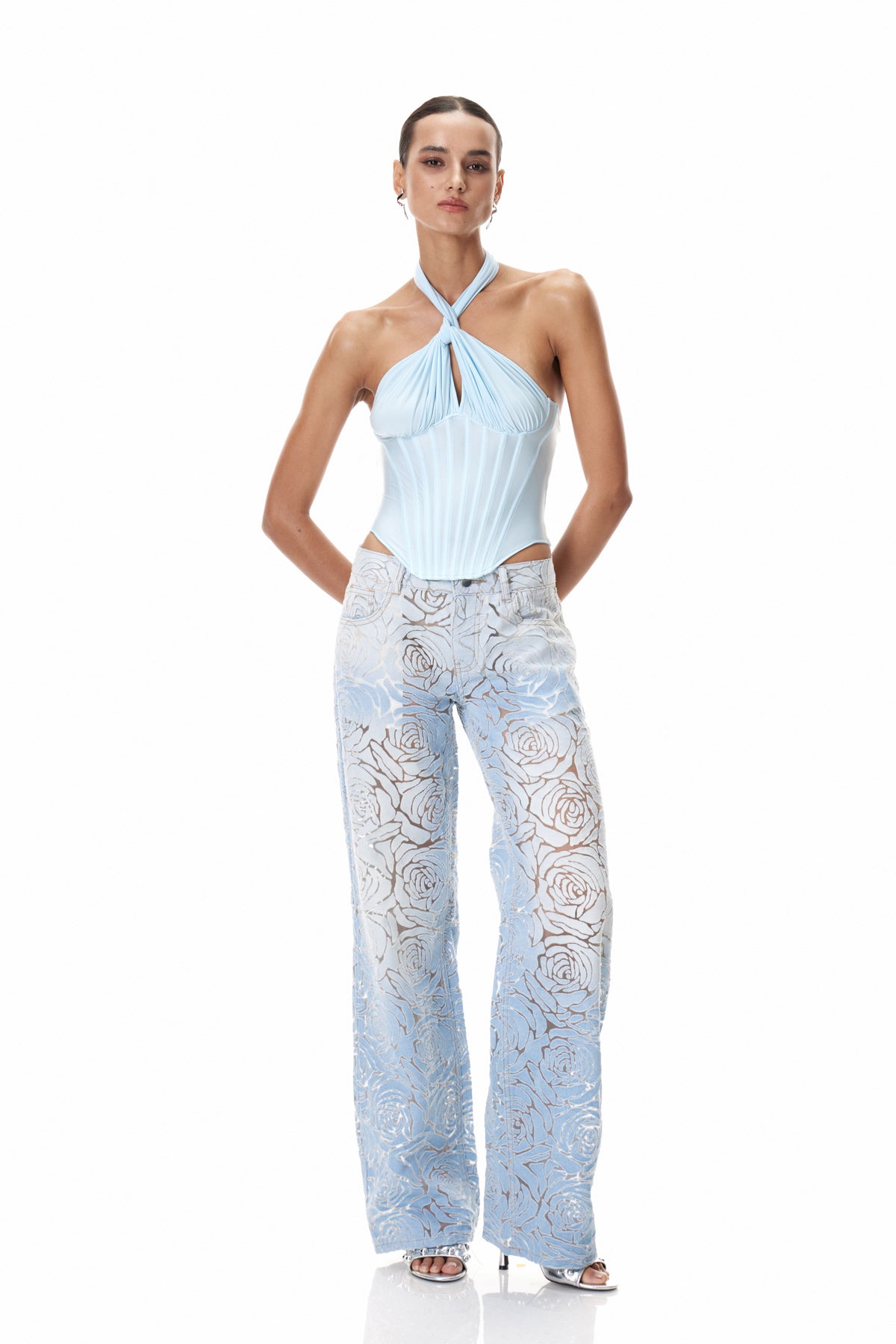 Daigo Corset Halter Neck Top