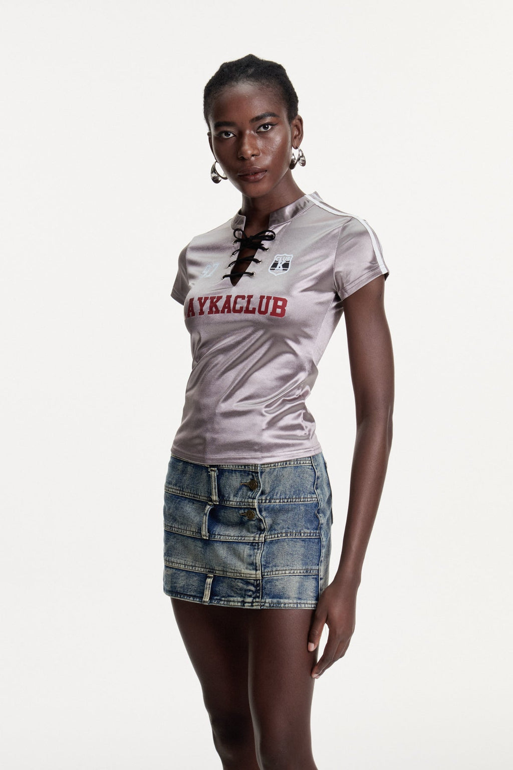 Damayanti Print Satin Top