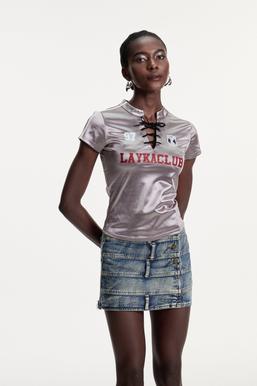 Damayanti Print Satin Top