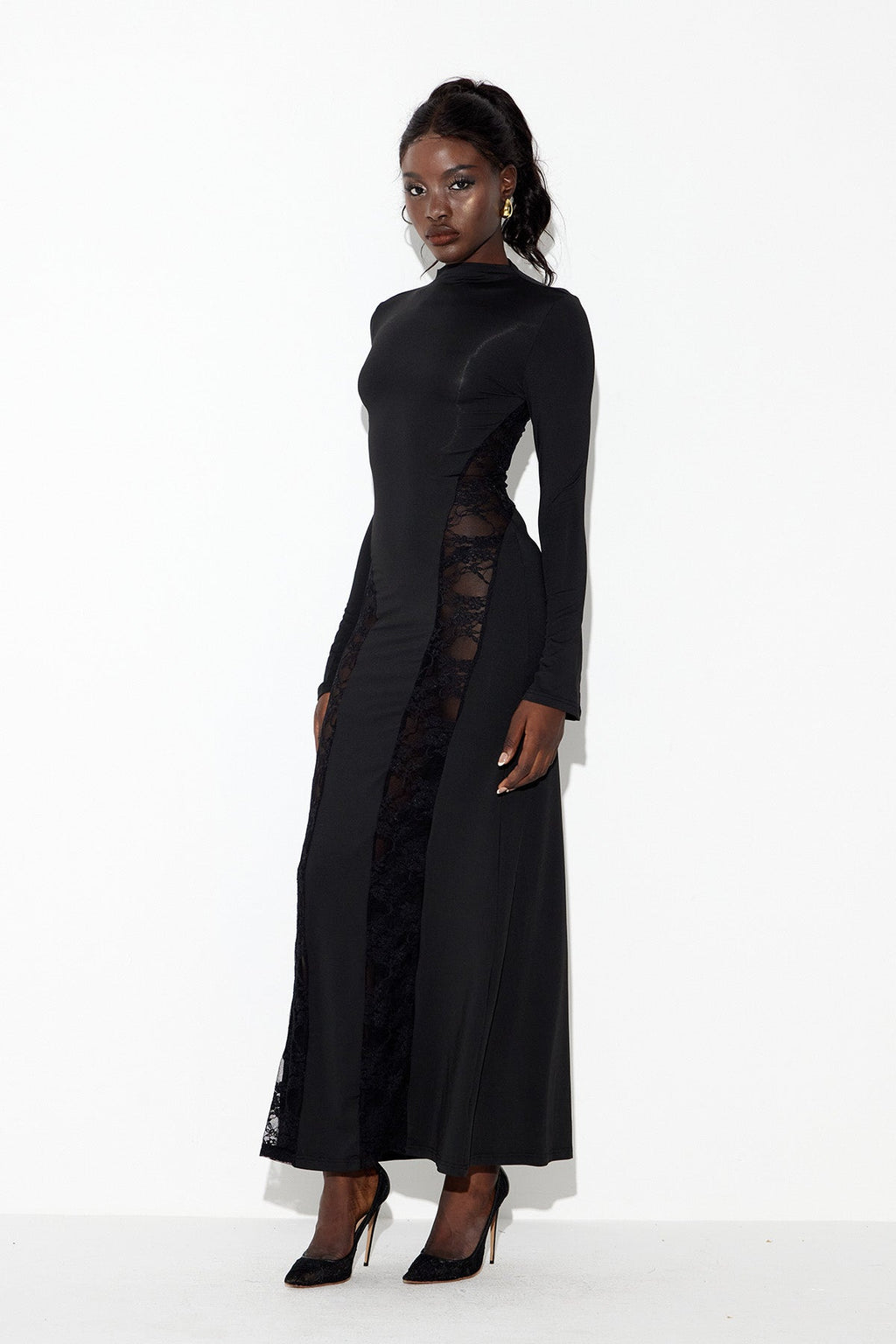 Danita Lace Bodycon Maxi Dress