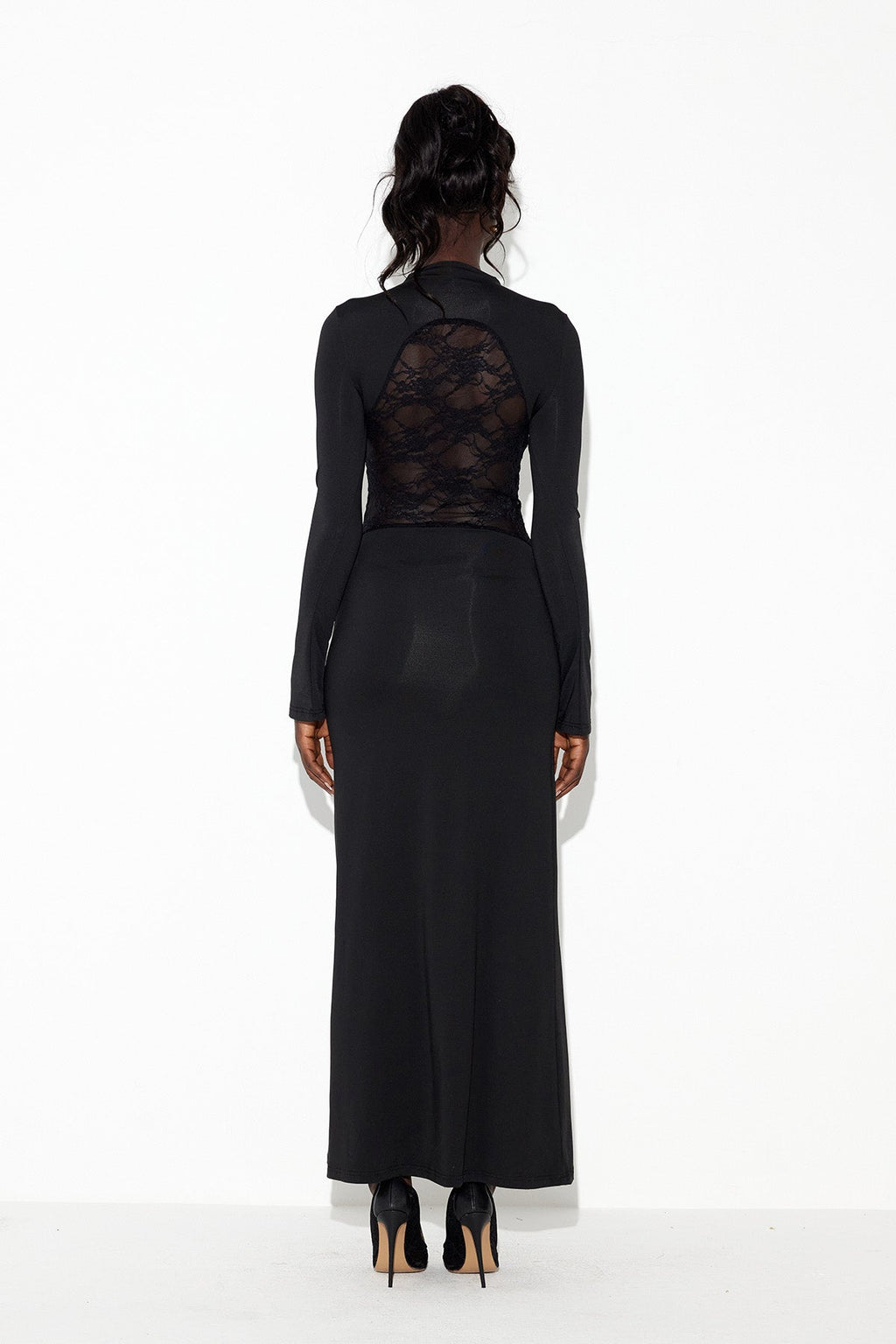 Danita Lace Bodycon Maxi Dress