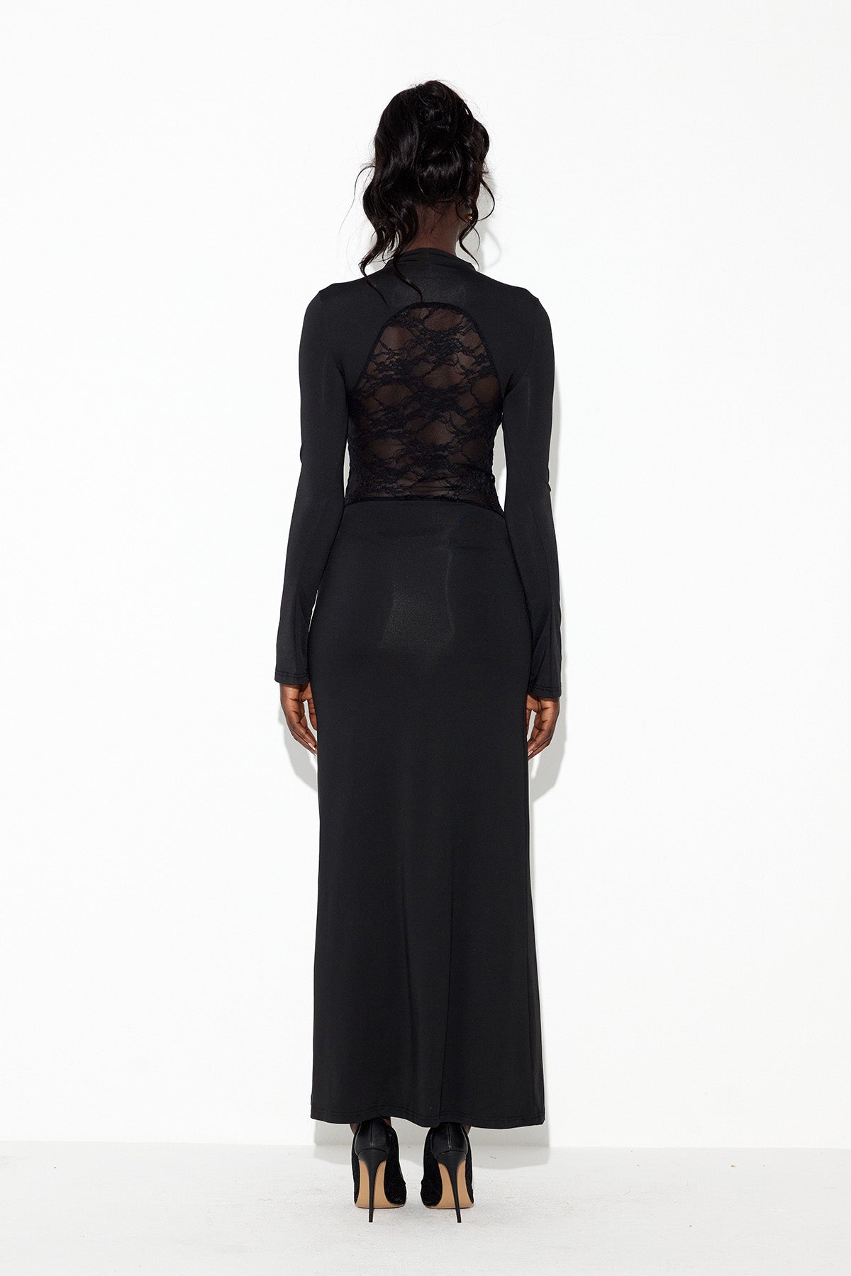 Danita Lace Bodycon Maxi Dress