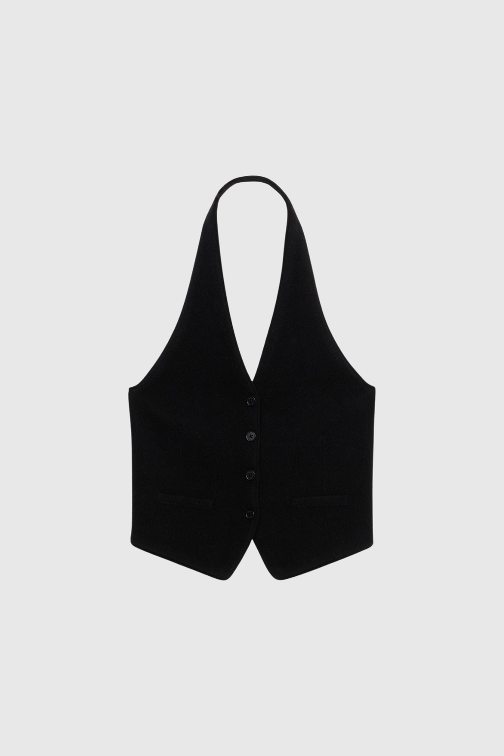 Dariush Halter Neck Pants Set In Black