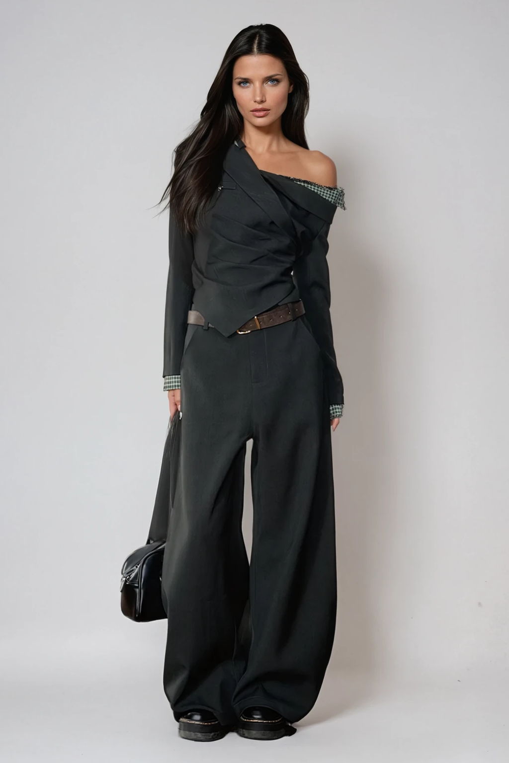 Darko One Shoulder Top In Green