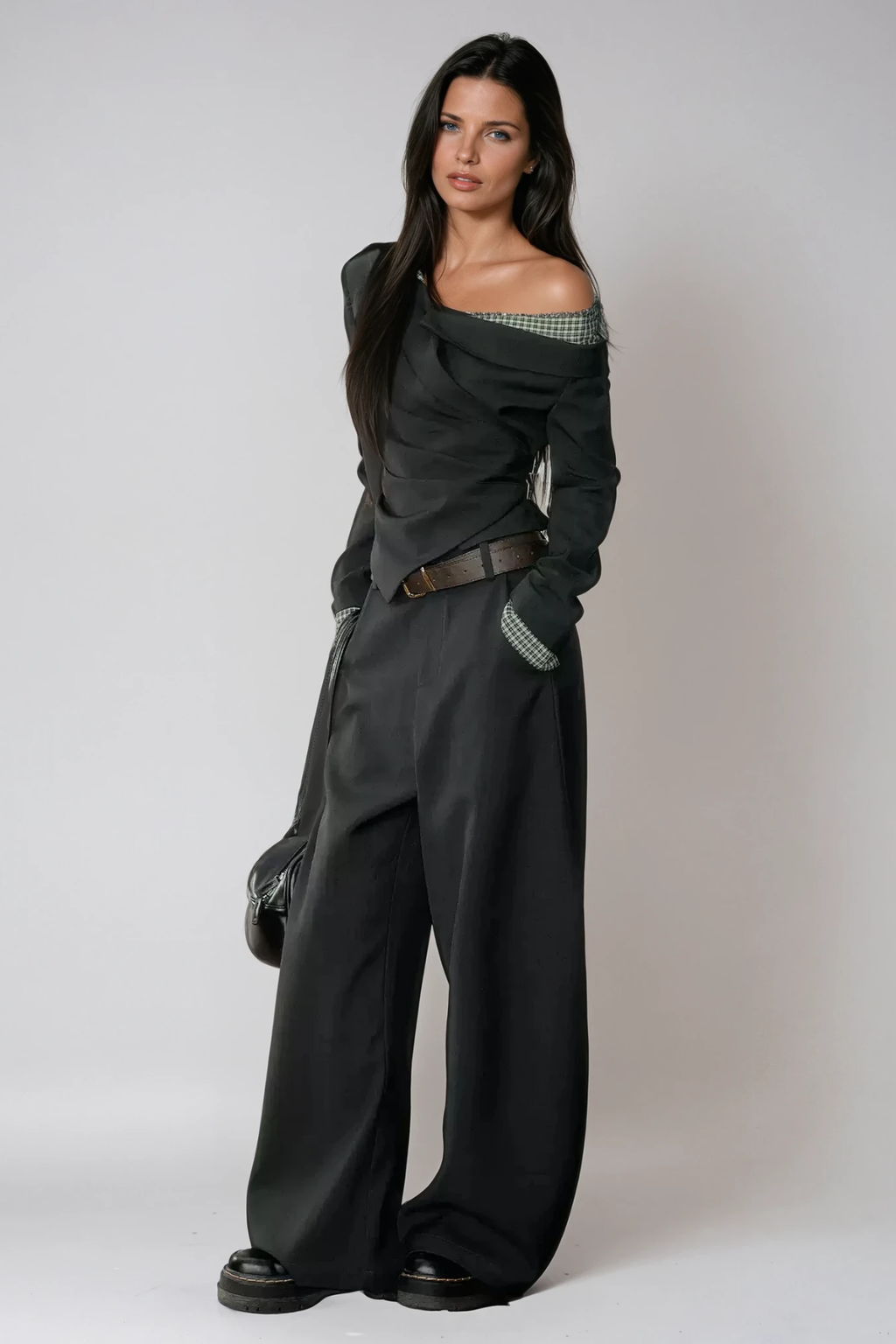 Darko One Shoulder Top In Green