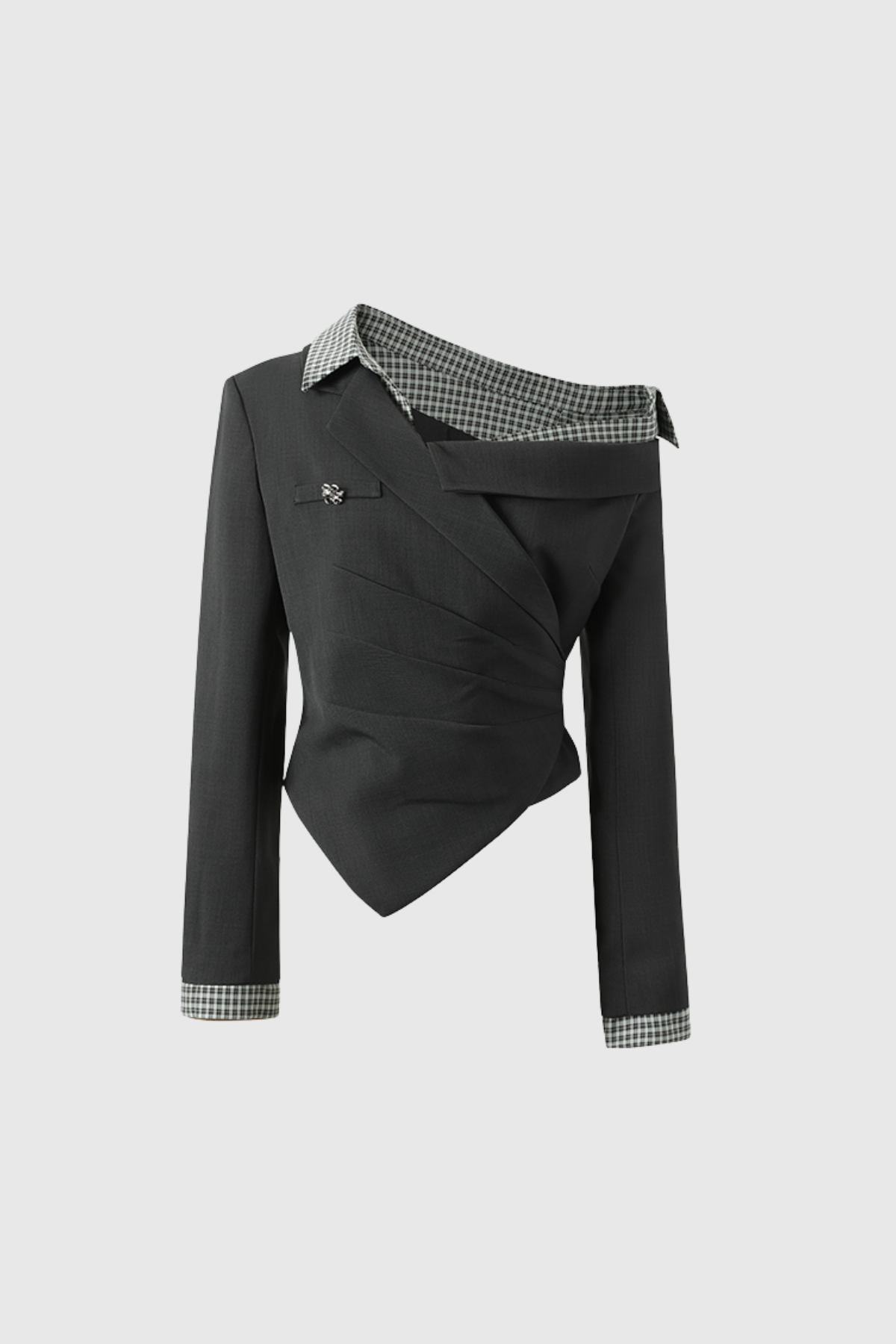 Darko One Shoulder Top In Green