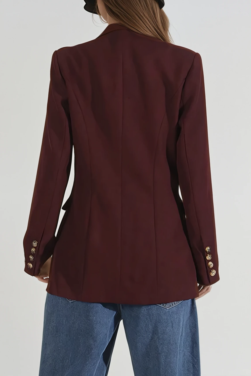 Darrin V Neck Asymmetric Jacket
