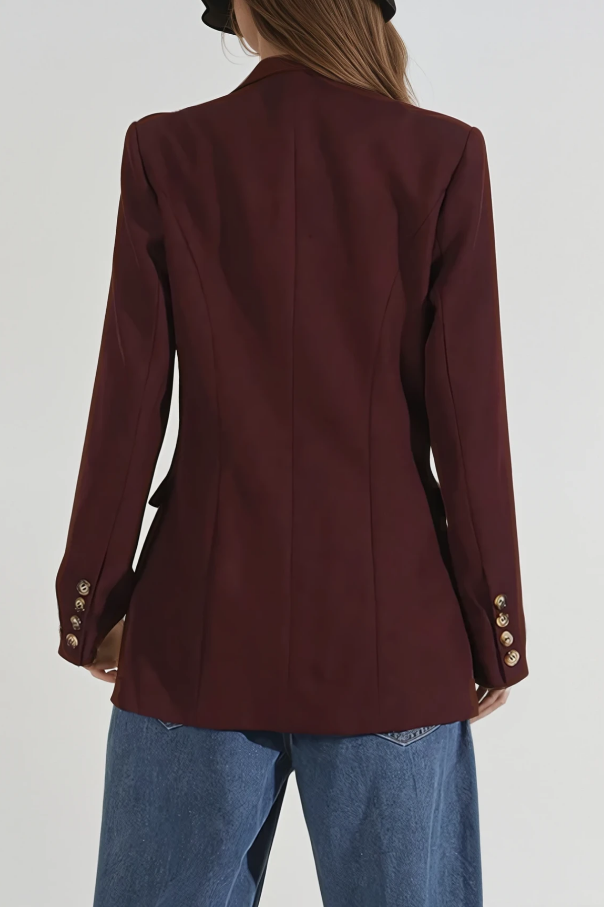 Darrin V Neck Asymmetric Jacket