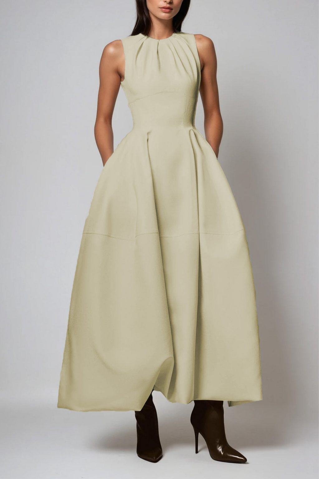 Daryush Ruch Sleeveless Maxi Dress